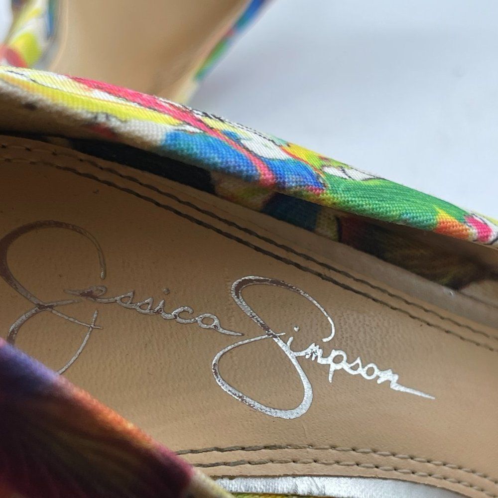 Jessica Simpson Floral Spring Summer Heel 7 - Picture 10 of 11